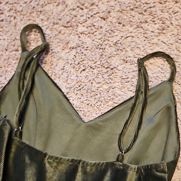 Good Luck Gem Velvet Mini Dress - Picture 9 of 9